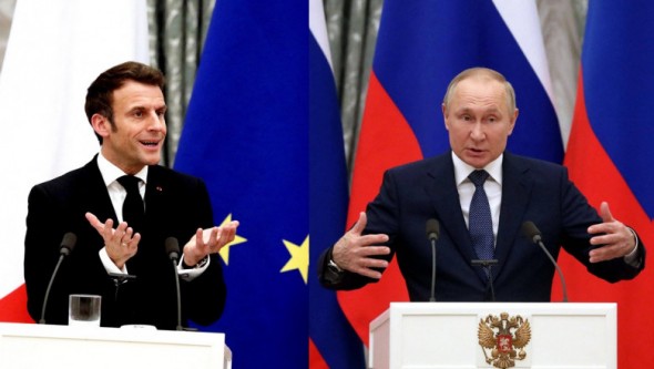 Politico: Macron a intrat în bârlogul ursului și a ieșit sfâșiat. Putin a pus tunurile pe NATO la întâlnirea cu președintele Franței